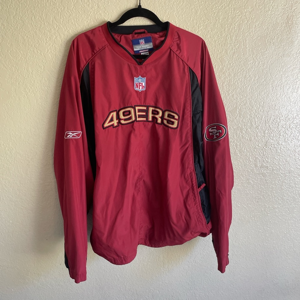 Reebok Red 49ers NFL Jacket